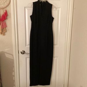womens black elegant dress